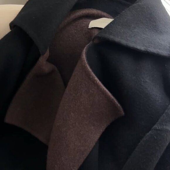 Halston Heritage Two Tone Virgin Wool  Coat - Picture 2 of 4